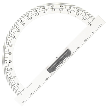 Úhloměr tabulový 180° Wissner 50cm na magnetickou tabuli