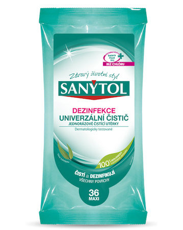 Utěrky dezinfekční Sanytol 36ks MAXI