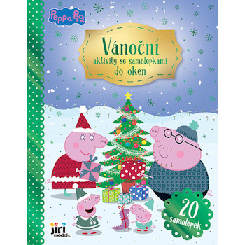 Vánoční aktivity se samolepkami do oken Prasátko Peppa