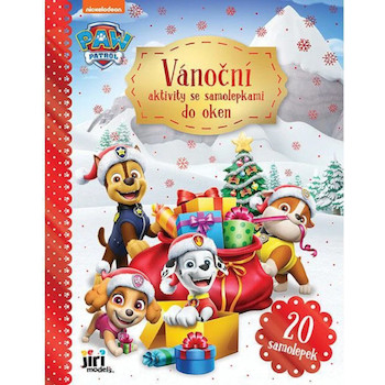 Vánoční aktivity se samolepkami do oken Tlapková patrola