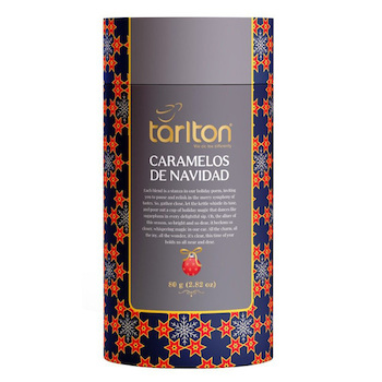 Vánoční balení černého čaje Tartlon karamelový 80g