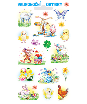 Velikonoční obtisky vodové 5502-G