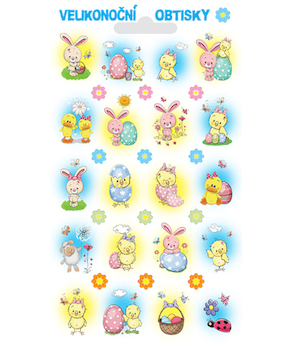Velikonoční obtisky vodové 557-G