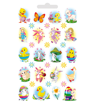 Velikonoční obtisky vodové Kačenka 15x11cm