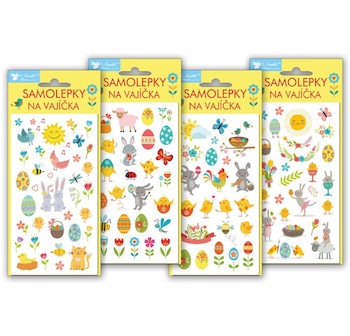Velikonoční samolepky gelové na vajíčka 839