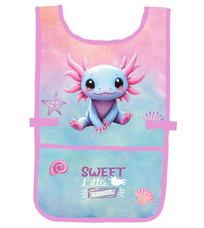 Zástěra na výtvarnou výchovu Pončo Axolotl