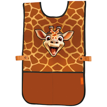 Zástěra na výtvarnou výchovu Pončo Stil Giraffe