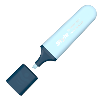 Zvýrazňovač 6252 Style pastel modrý