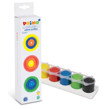 Akrylové barvy Primo 6x25ml kelímek
