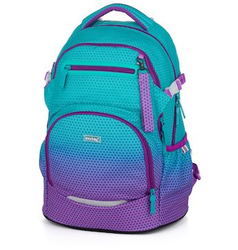 Batoh školní Oxy Ombre Blue pink