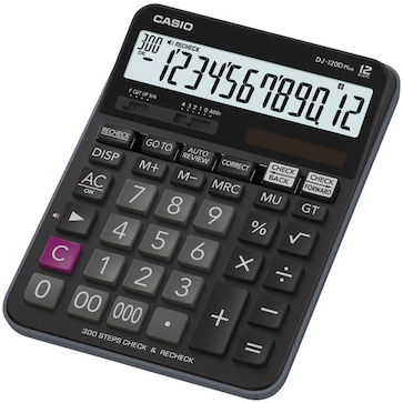 Kalkulačka Casio DJ-120D Plus