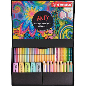 Kreativní set Stabilo Arty pastel 50ks 