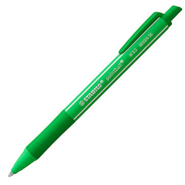 Kuličkové pero Stabilo Pointball colorful zelená
