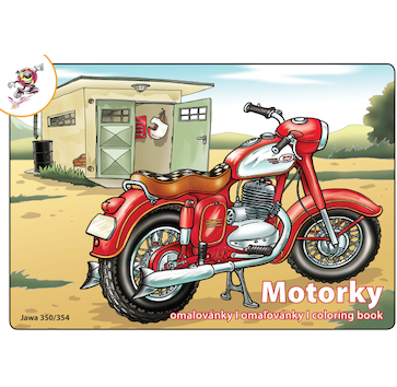Omalovánky A5 Motorky