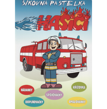 Omalovánky, křížovky, spojovačky Hasiči