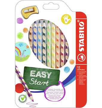 Pastelky Stabilo EASYcolors 12ks levák