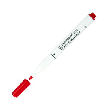 Popisovač Centropen 2739 na textil červený