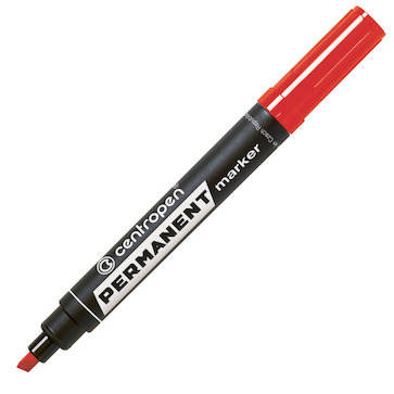 Popisovač Centropen 8576 Permanent červený
