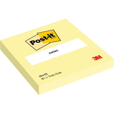 Samolepicí blok 654 žlutý