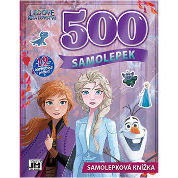 Samolepková knížka Ledové království 500 samolepek