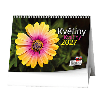 Stolní kalendář Květiny