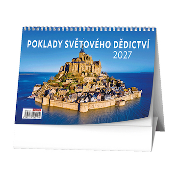 Stolní kalendář Poklady světového dědictví